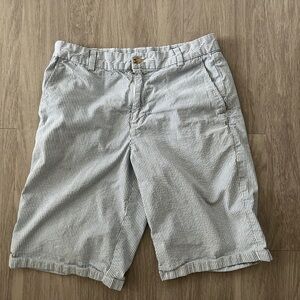 Vineyard vines seersucker striped shorts boys size 18